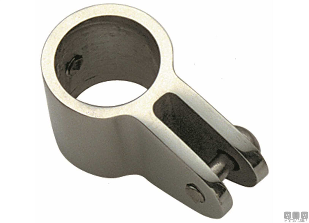 Stainless steel T-joint for bimini tops, Ø22 mm - original photo Motomarine Srl