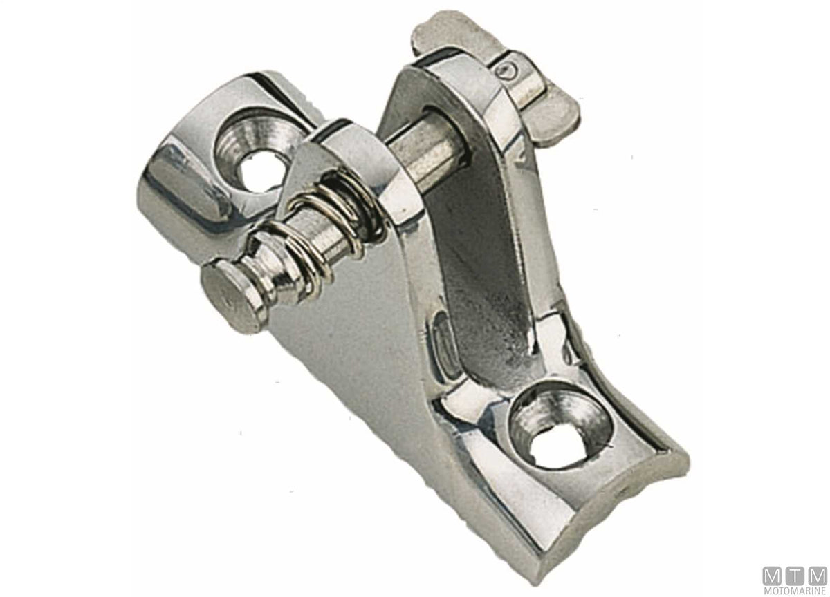 BCS mounting base in stainless steel for bimini tops - original photo Motomarine Srl