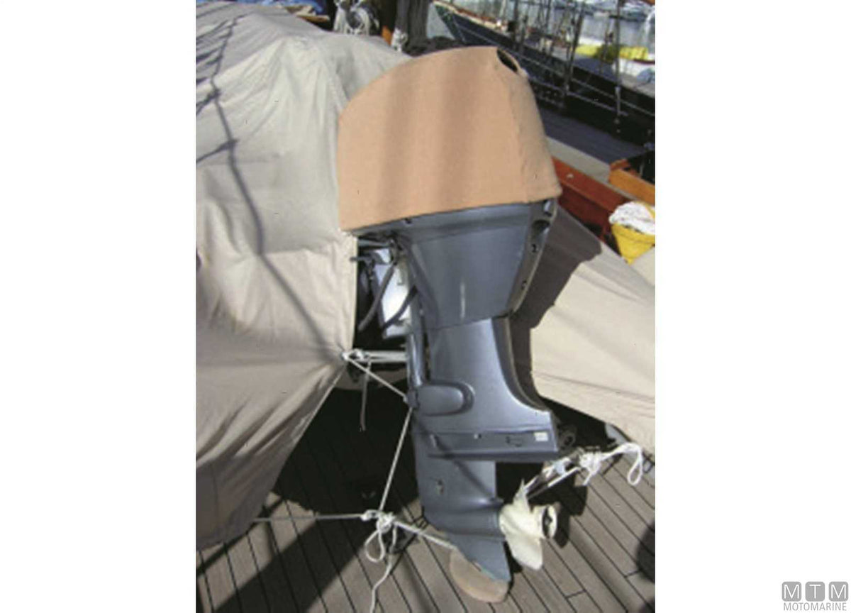 Fendboard L blue engine cover - original photo Motomarine Srl