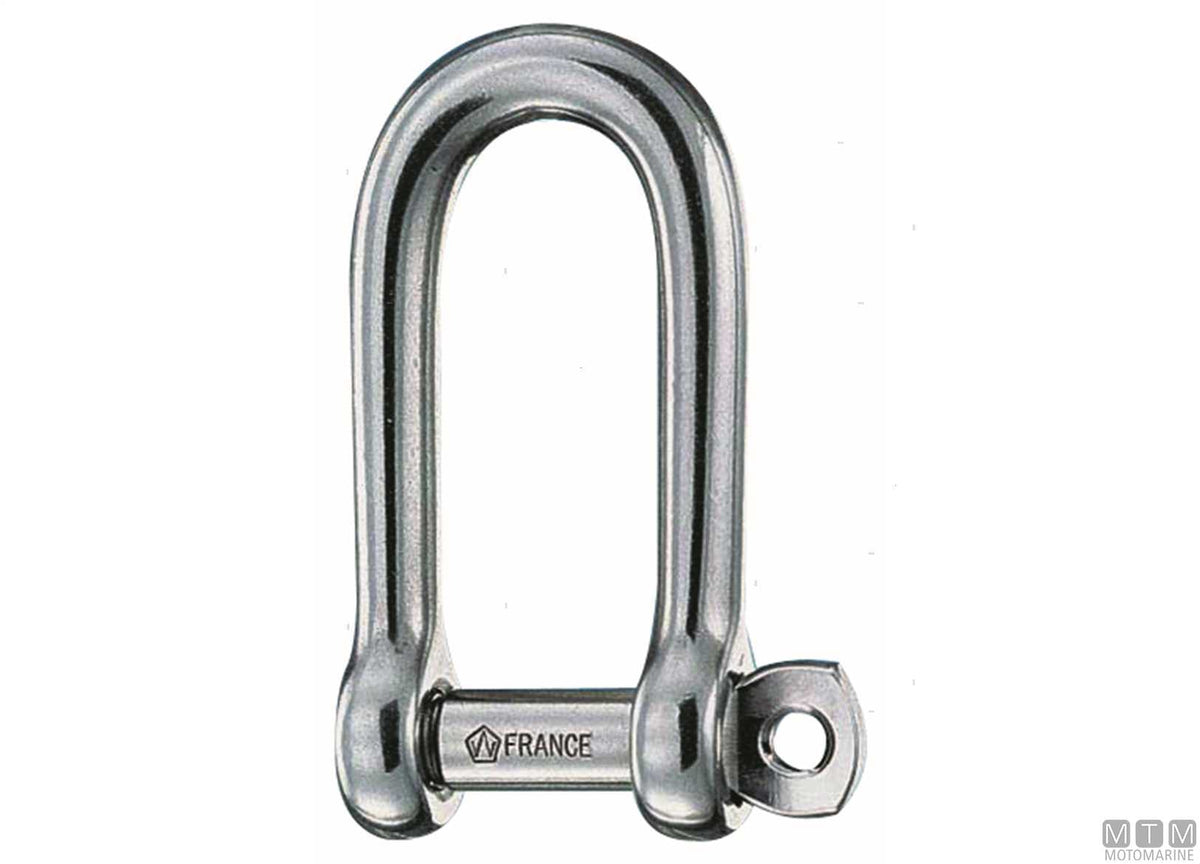 Wichard long shackle Ø4 mm stainless steel 316 - original photo Motomarine Srl