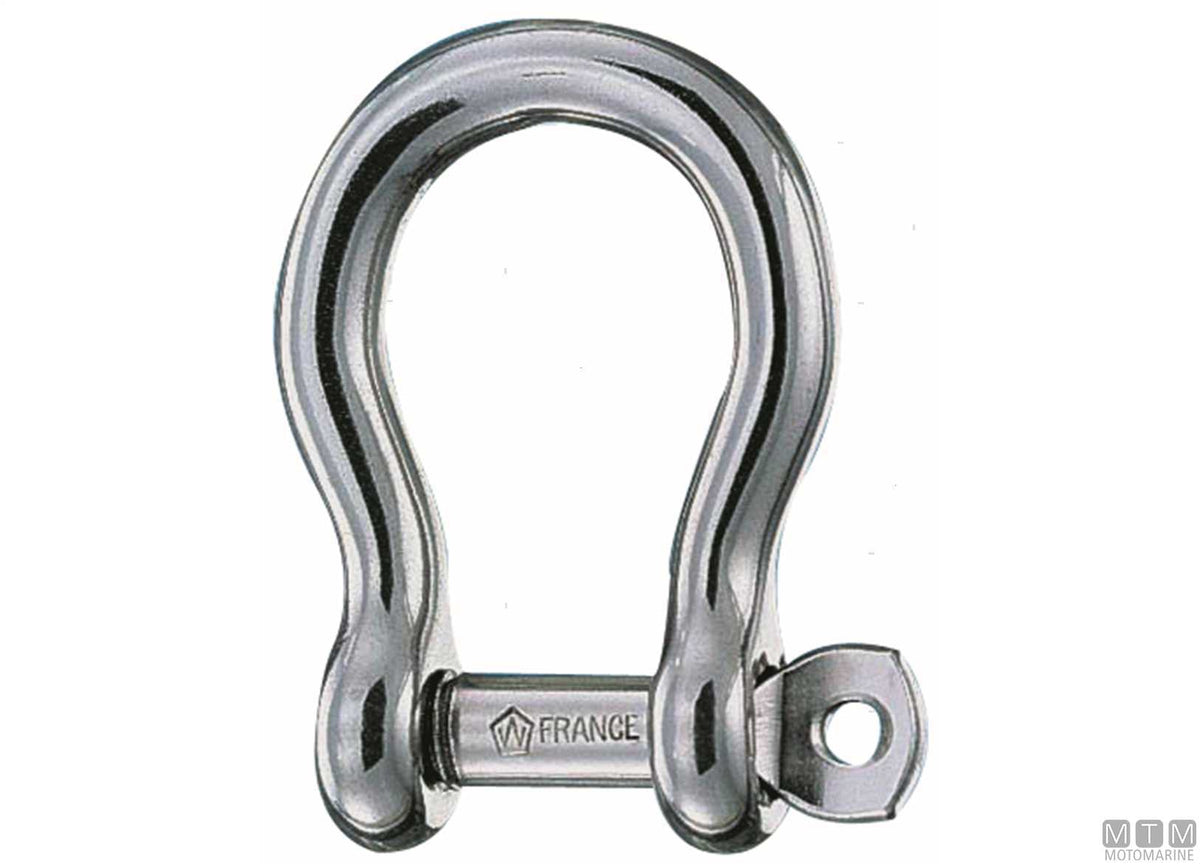 Wichard omega shackle Ø5 mm captive pin stainless steel 316 - original photo Motomarine Srl