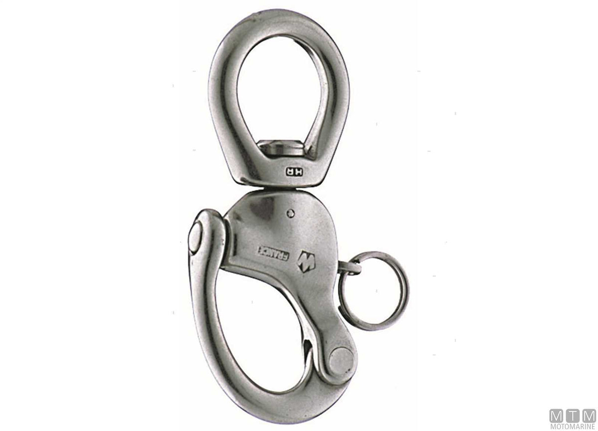 Wichard L swivel snap shackle quick release eye Ø19 mm stainless steel 316 - original photo Motomarine Srl