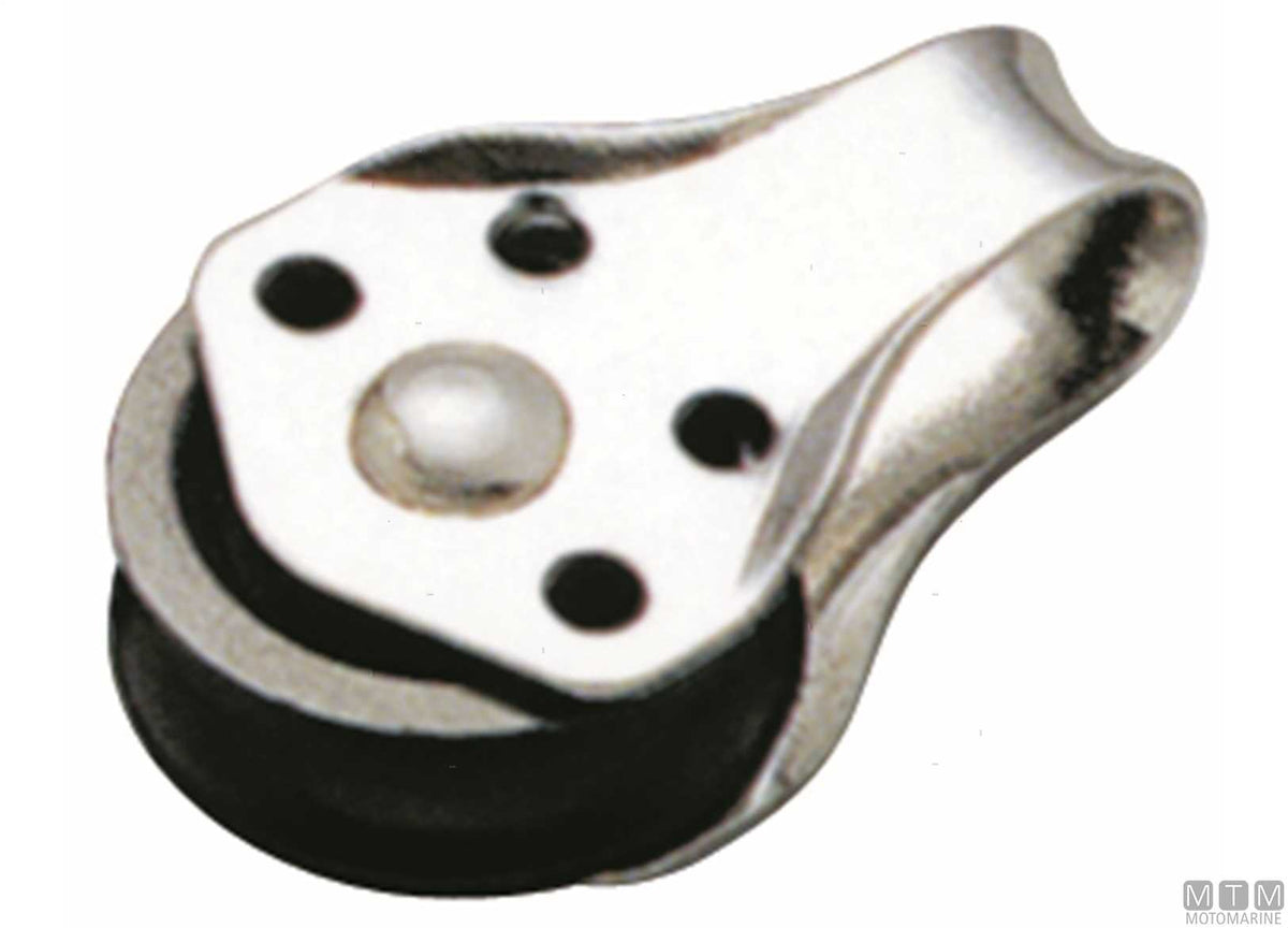 Small single block <6 mm with shackle - original photo Motomarine Srl