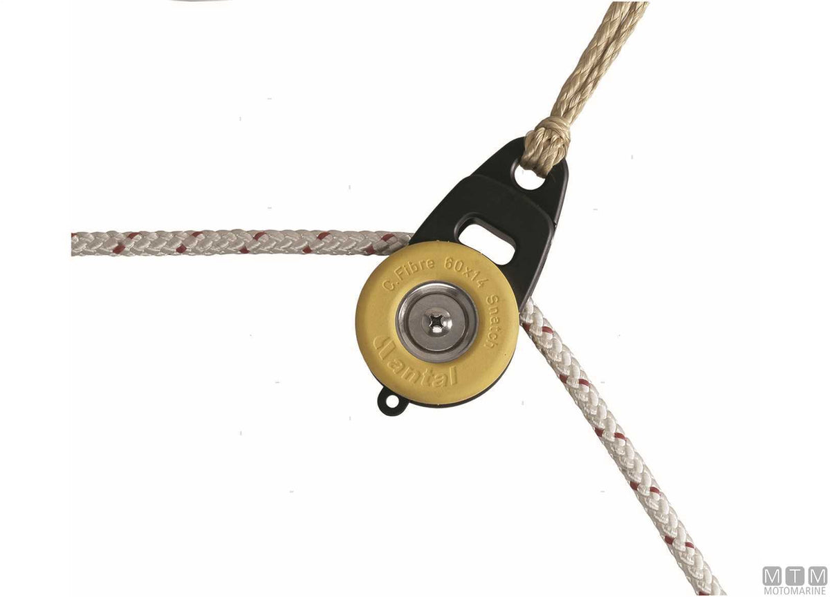 Antal opening block, Ø40 mm sheave - original photo Motomarine Srl