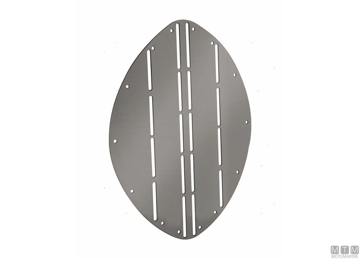 Elliptical shapeable bow fender, stainless steel - original photo Motomarine Srl