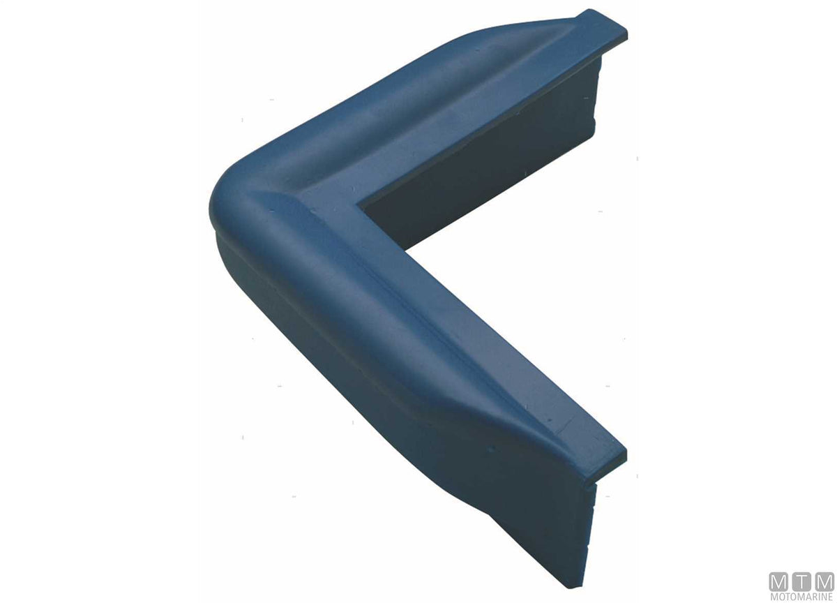 Majoni angled fender plate 25+25 cm, white - original photo Motomarine Srl