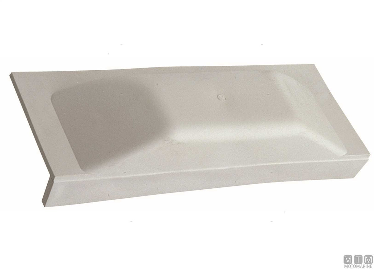 Straight fender plate L 50 cm, blue - original photo Motomarine Srl