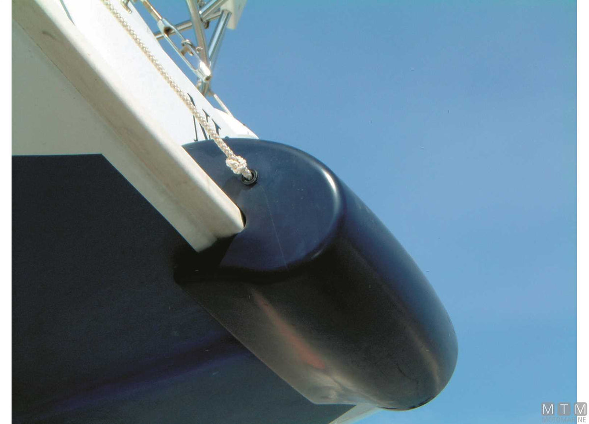 Safe stern fender white 66x28 cm - original photo Motomarine Srl