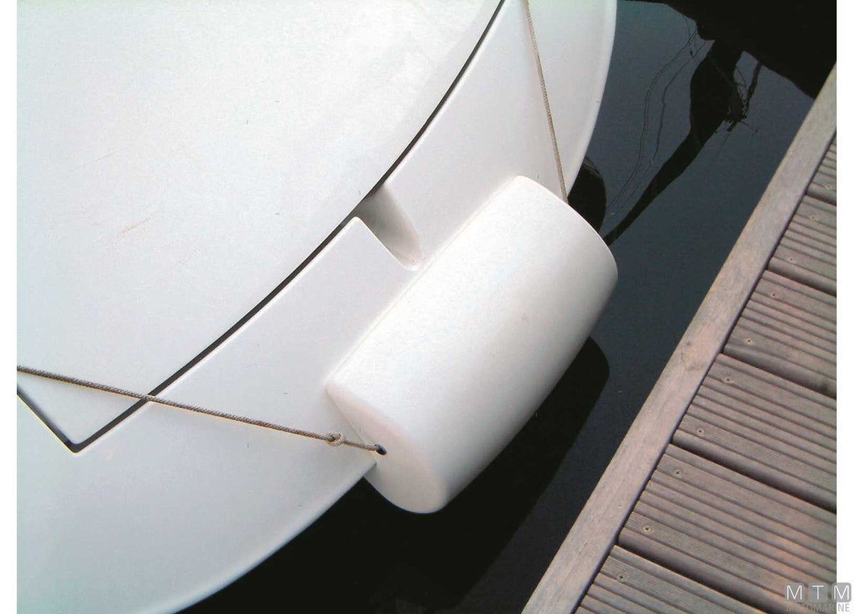 Safe stern fender white 66x28 cm - original photo Motomarine Srl