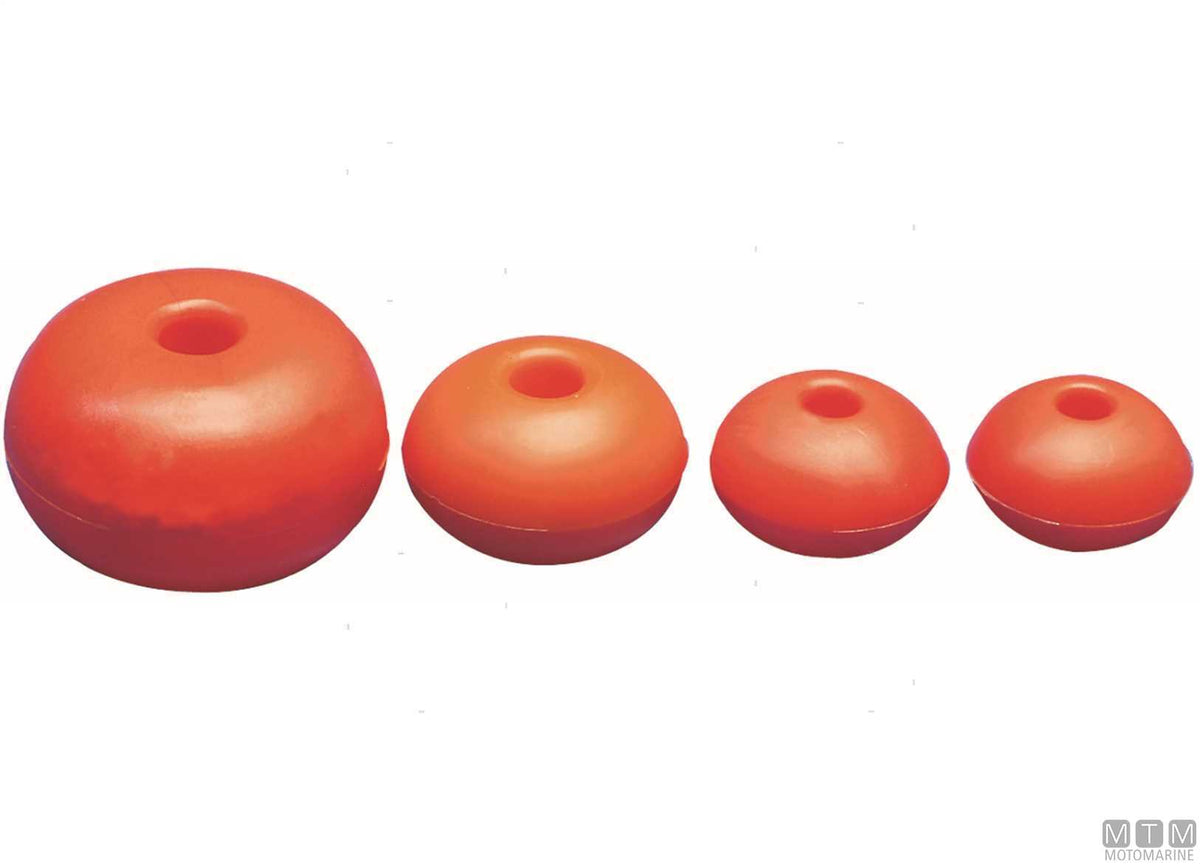 Flat float orange Ø75 mm - original photo Motomarine Srl