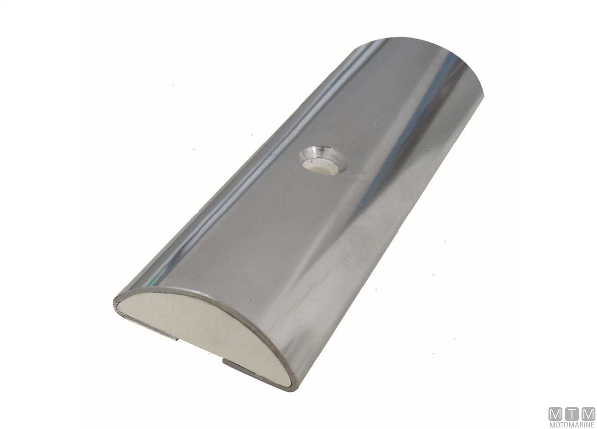 White base for Sphaera fender profile support H50 mm L12 m - original photo Motomarine Srl