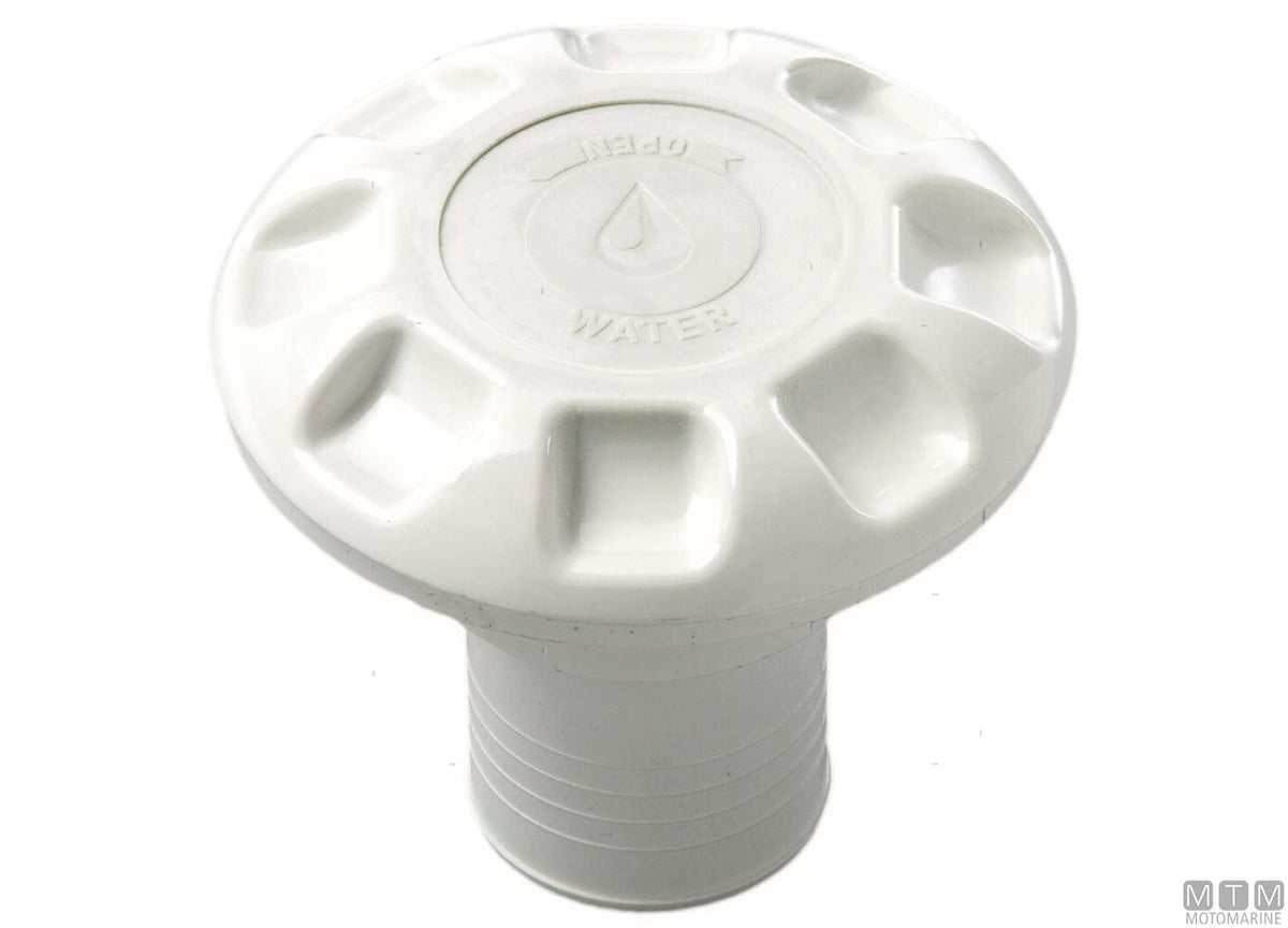UFO water deck filler cap, Ø38 mm, plastic - original photo Motomarine Srl