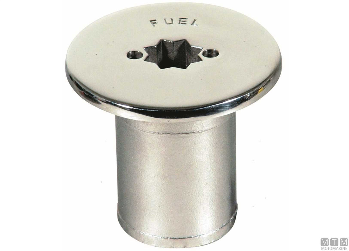 Sail waste deck filler Ø38 mm stainless steel - original photo Motomarine Srl