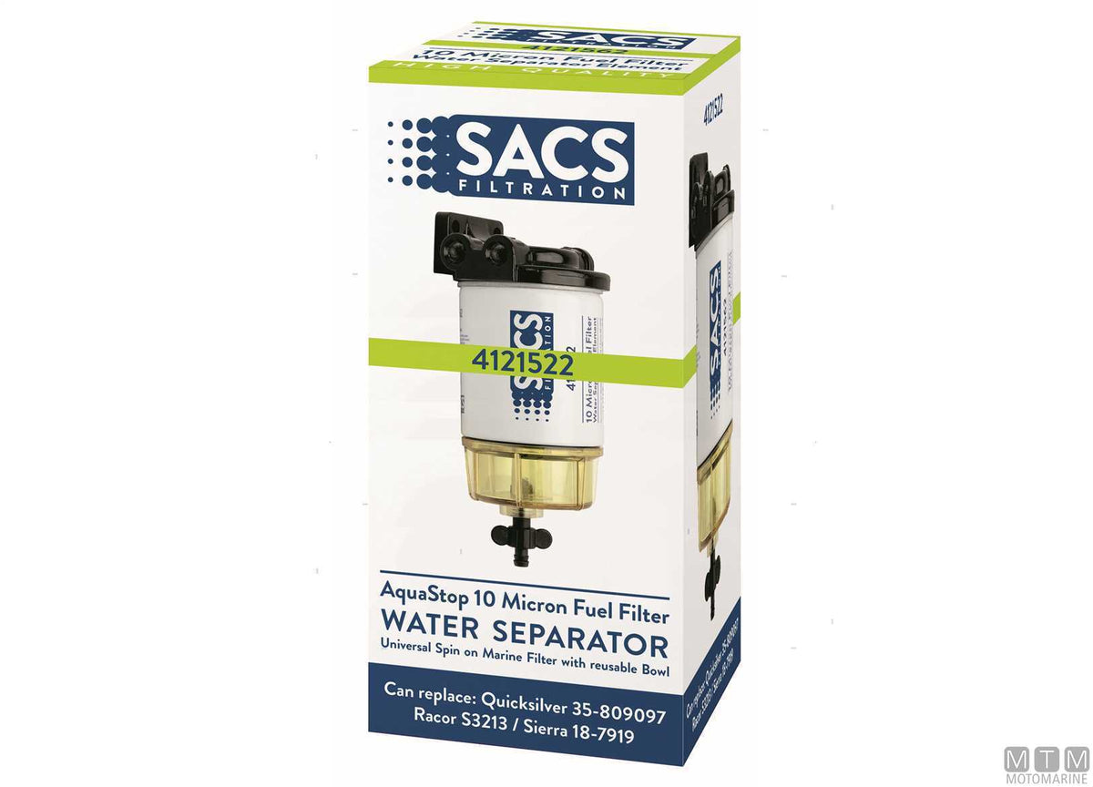 Sacs Aquastop M1 filter 10 micron - original photo Motomarine Srl