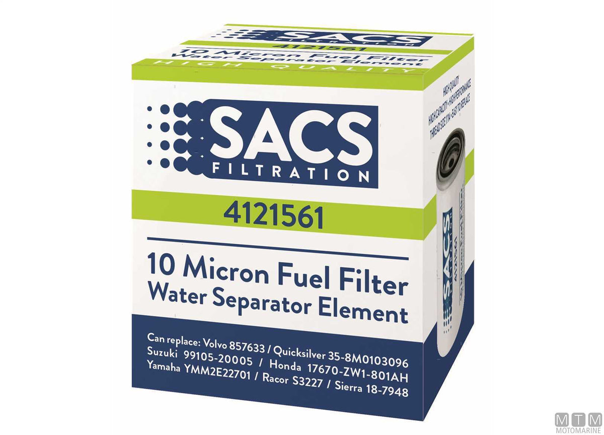 Sacs Aquastop V1 filter 10 micron - original photo Motomarine Srl