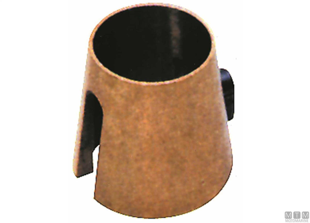 Hub cover for steering wheels 490-650 mm polished brass - original photo Motomarine Srl