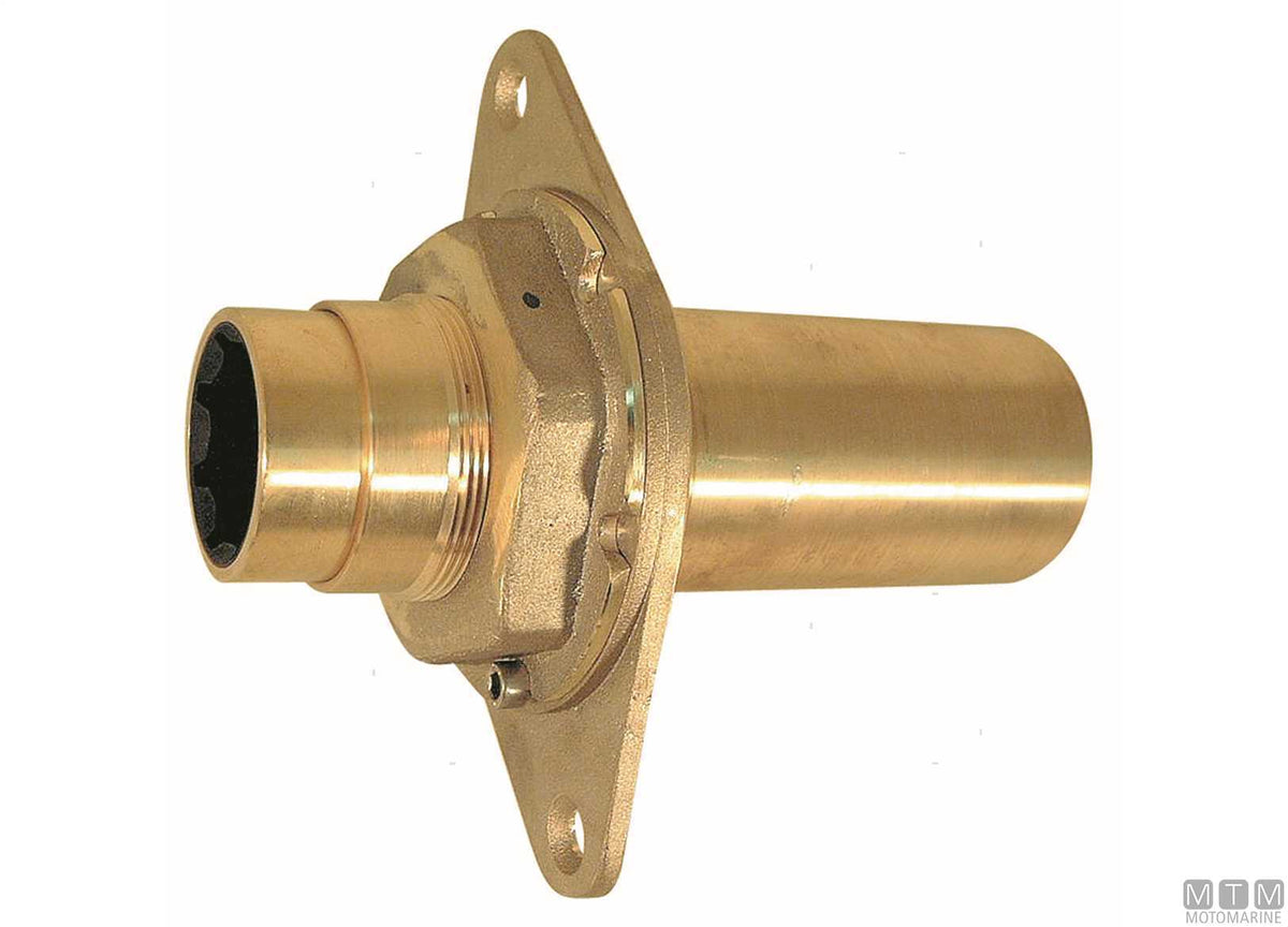 Stern tube head with bushing for propeller shaft Ø25 mm - original photo Motomarine Srl