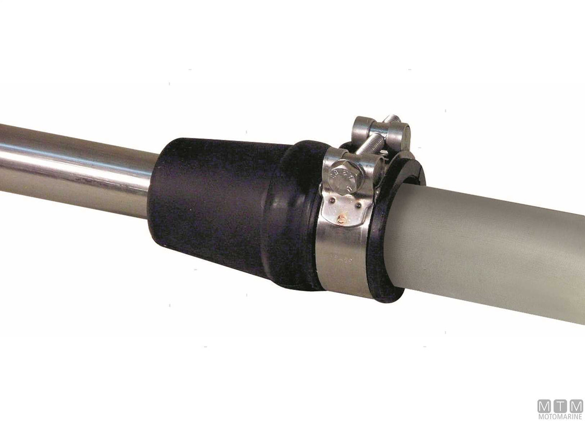Fiberglass stern tube L120 cm Ø35/43 mm for Ø25 mm propeller shaft - original photo Motomarine Srl
