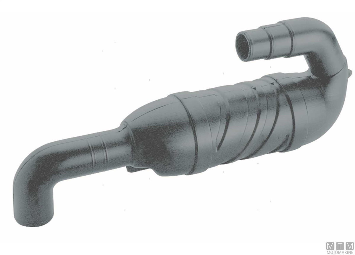 Goose exhaust siphon 180° - original photo Motomarine Srl