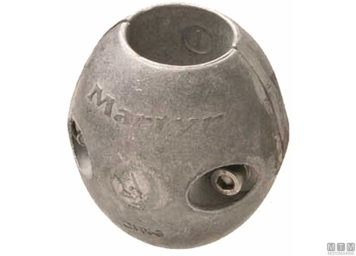 Aluminium collar anode for 2" shafts - original photo Motomarine Srl