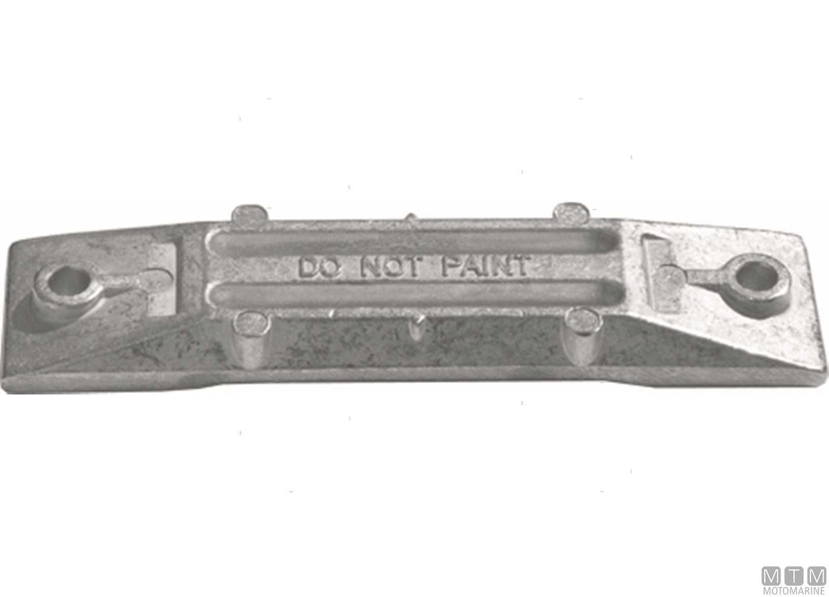 Long plate anode for Honda 90-250 HP in aluminium - original photo Motomarine Srl