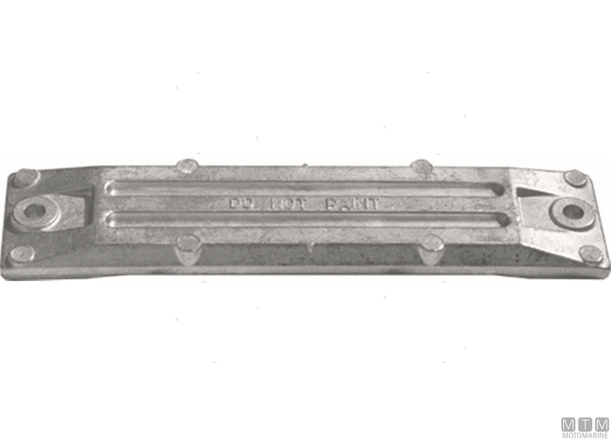 Short plate anode for Honda 40-50 HP in aluminium - original photo Motomarine Srl