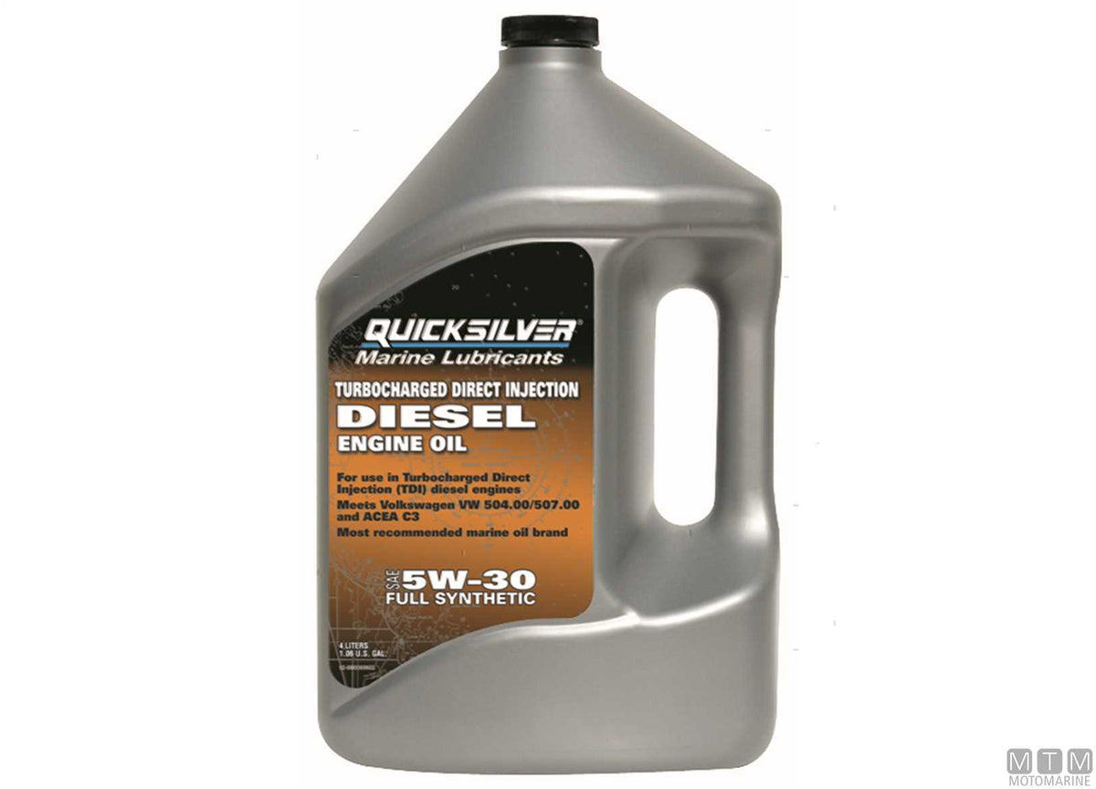 Quicksilver 5W30 Diesel TDI Synthetic Oil 4-stroke 3x4 l - original photo Motomarine Srl