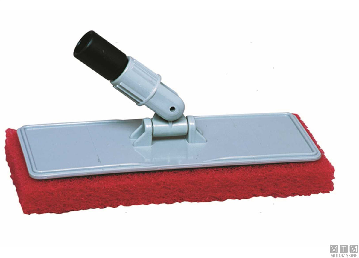 Star Brite Scrub pad holder, medium red - original photo Motomarine Srl