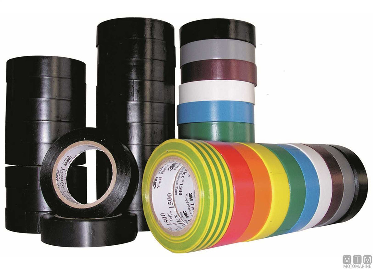 Insulating tape 3M 1500 Temflex white - original photo Motomarine Srl