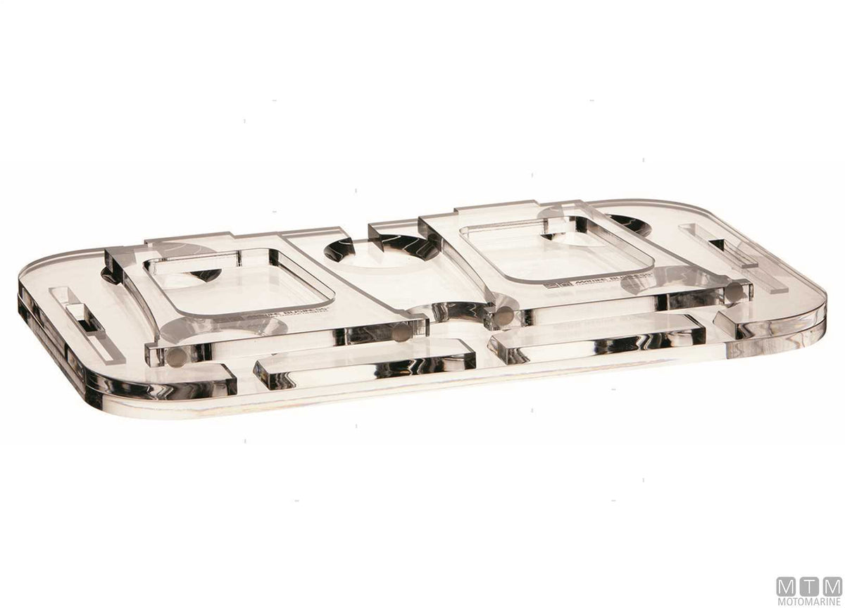 MB Smoke glass holder tray - original photo Motomarine Srl