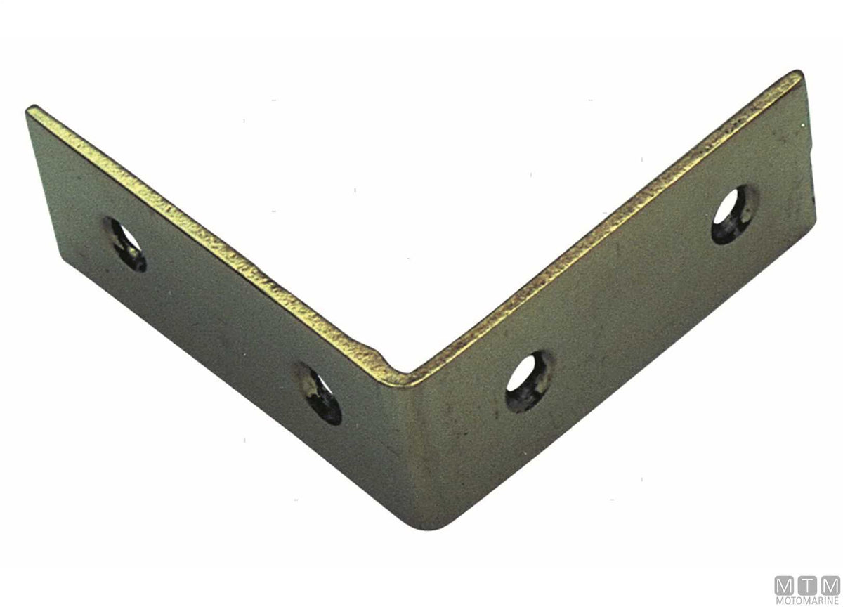 L bracket 52x52x20 mm brass - original photo Motomarine Srl
