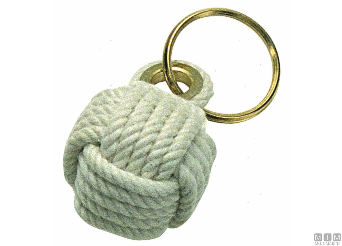 Rope ball keyring - original photo Motomarine Srl