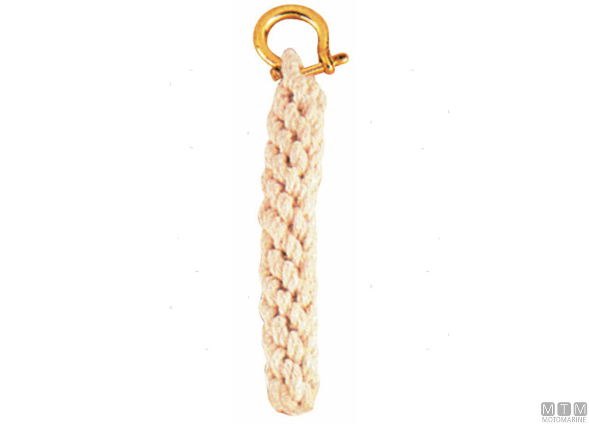 Braided rope keyring - original photo Motomarine Srl