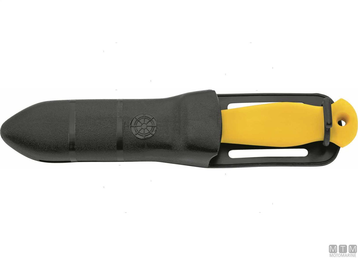 Mac Sub 12GG-Y Knife Yellow, Blade 12 cm - original photo Motomarine Srl