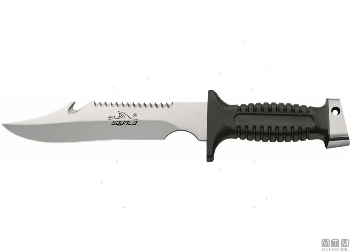Mac Shark M18-N Knife Black, Blade 18.5 cm - original photo Motomarine Srl