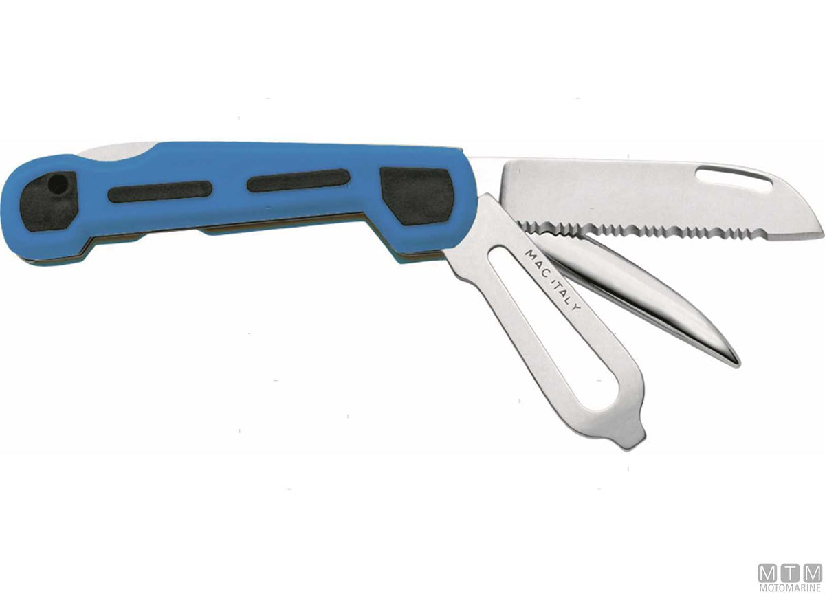 Mac Skipper-Y yellow folding knife, 6.5 cm blade - original photo Motomarine Srl