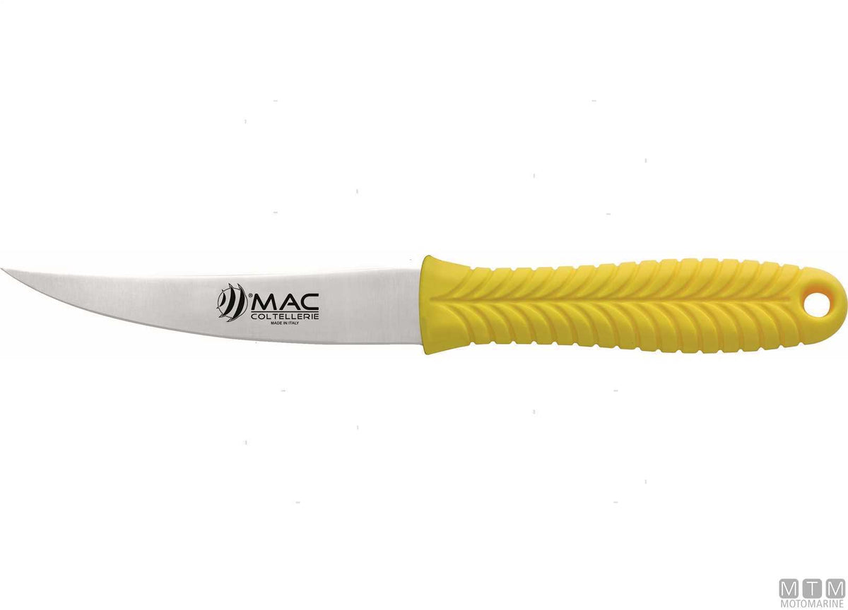 MAC 310-N filleting knife black, 12 cm blade - original photo Motomarine Srl