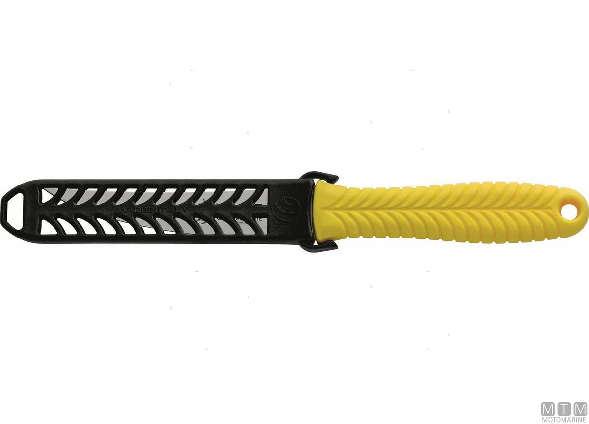 MAC 310-Y filleting knife yellow, 12 cm blade - original photo Motomarine Srl
