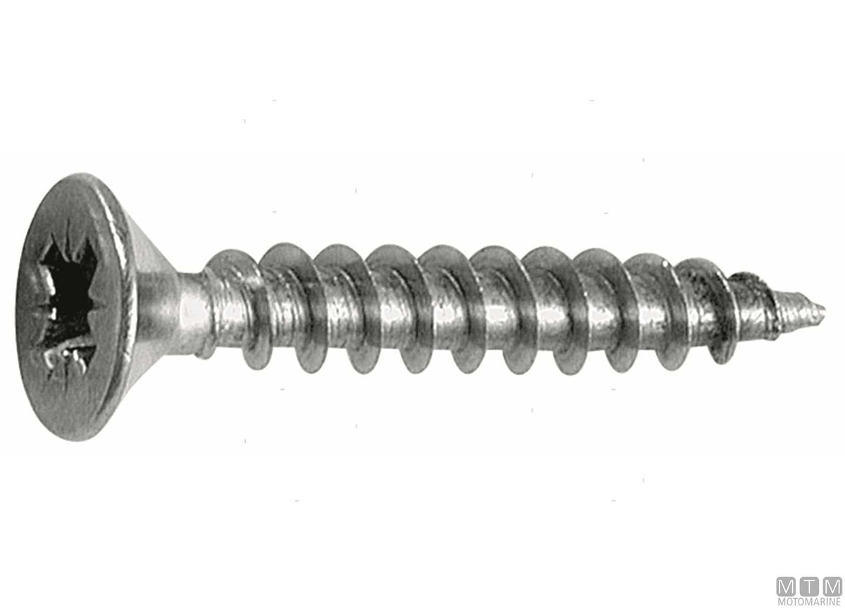 Self-tapping wood screws DIN6112 stainless steel A2 Ø5x45 mm 50 pcs - original photo Motomarine Srl