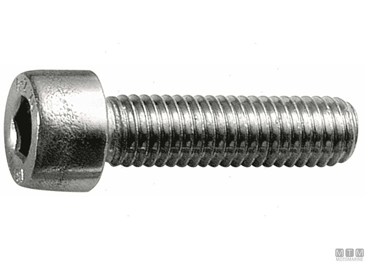 Hexagon socket head cap screws DIN 912 stainless steel A2 M5x25 50 pcs - original photo Motomarine Srl