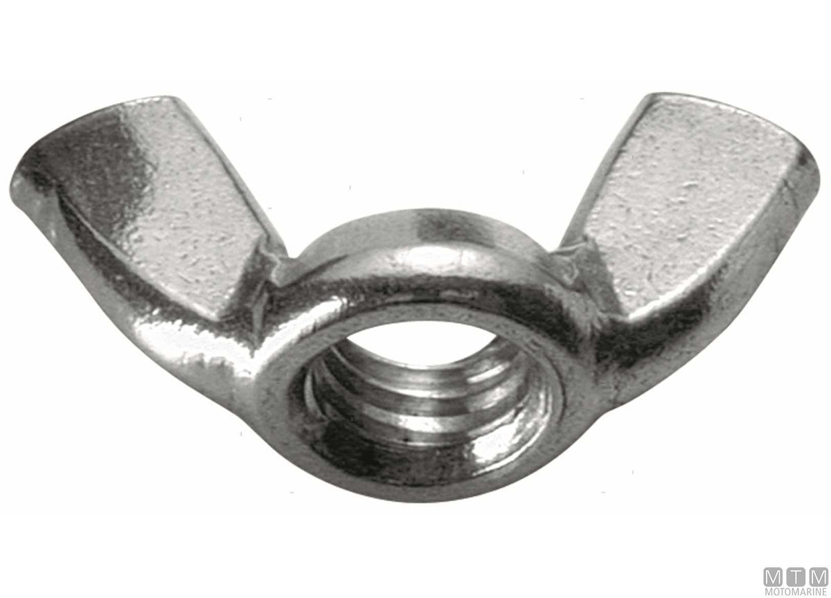 Wing nuts DIN315 stainless steel A2 M8, 20 pcs - original photo Motomarine Srl