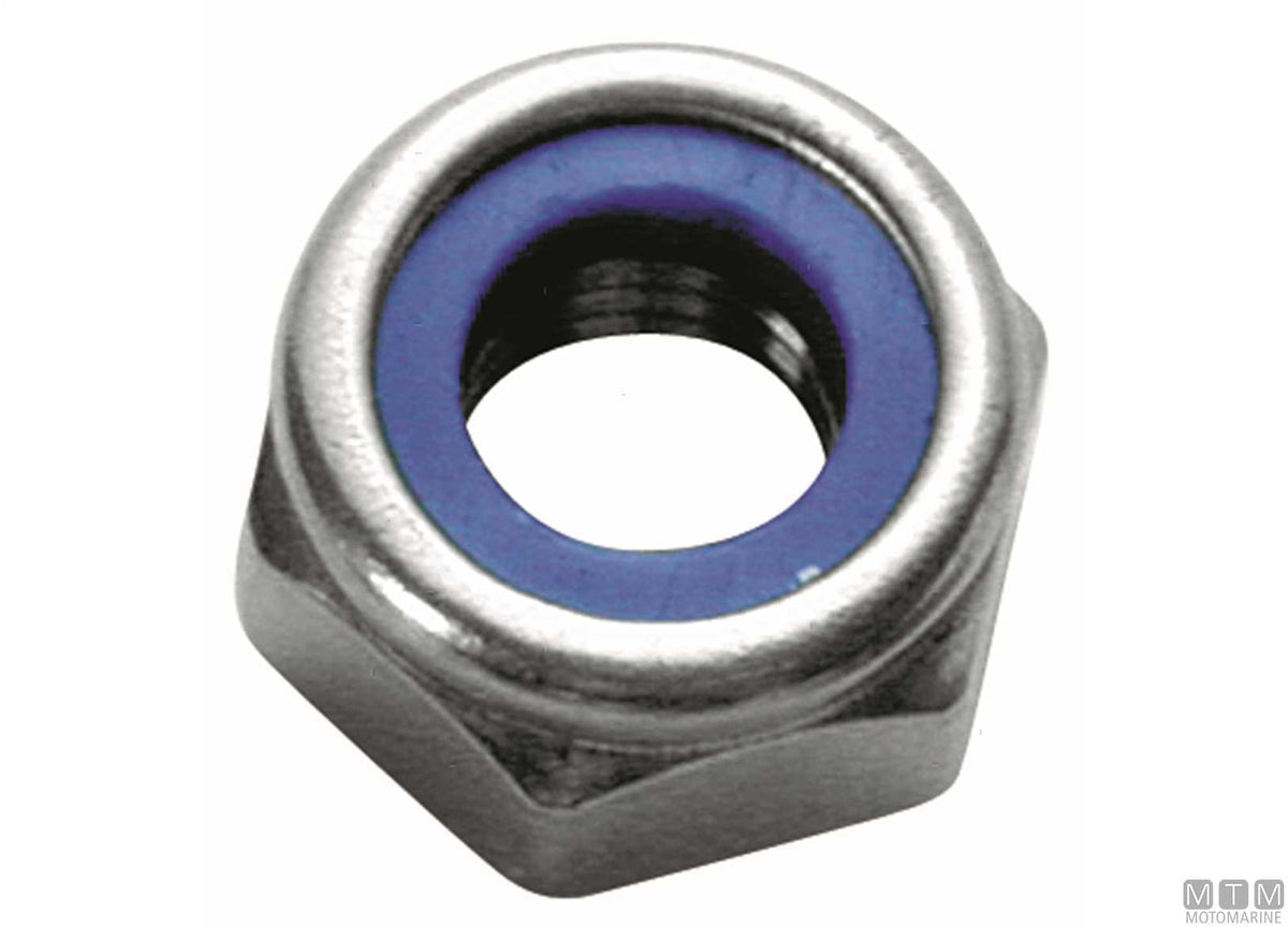 Self-locking nuts DIN985 stainless steel A2 M4, 50 pcs - original photo Motomarine Srl
