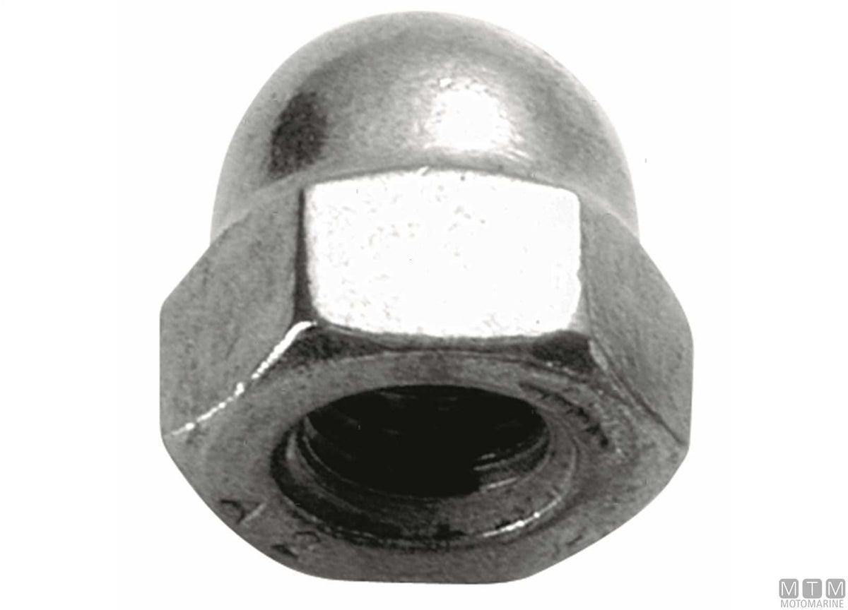 Cap nuts DIN1587 stainless steel A2 M6, 50 pcs - original photo Motomarine Srl