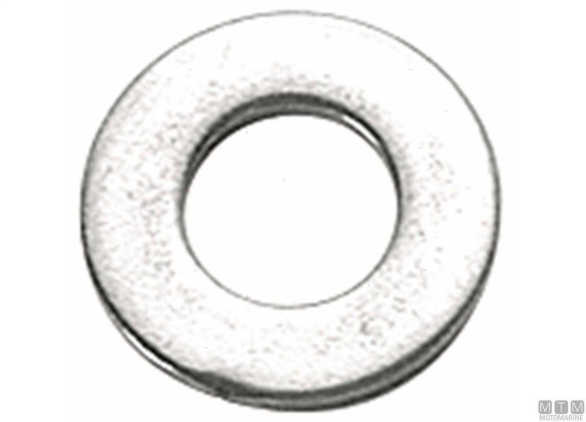Flat washers DIN125 stainless steel A2 Ø10 mm, 100 pcs - original photo Motomarine Srl