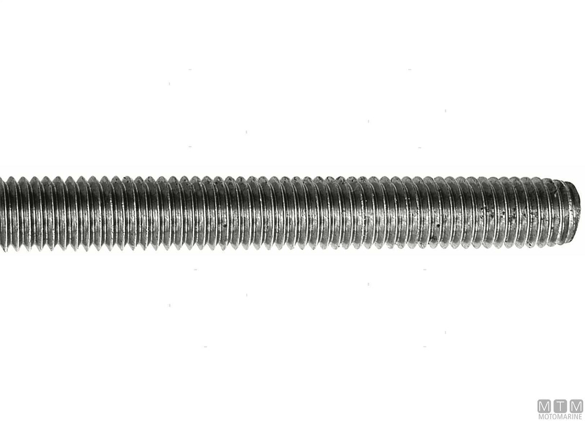 Stainless steel A2 threaded rod M10 - original photo Motomarine Srl