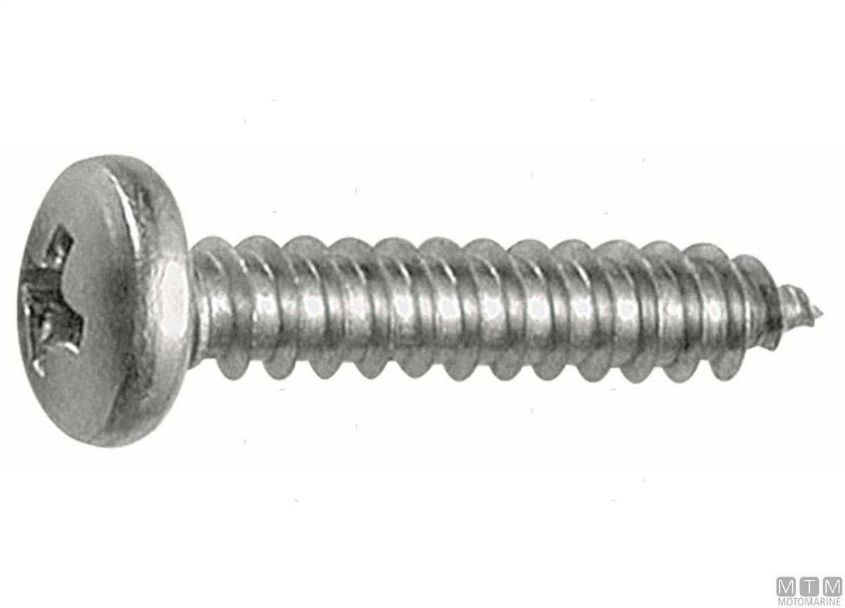 Self-tapping screws DIN7981 pan head stainless steel A4 3.5x16 mm, 100 pcs - original photo Motomarine Srl