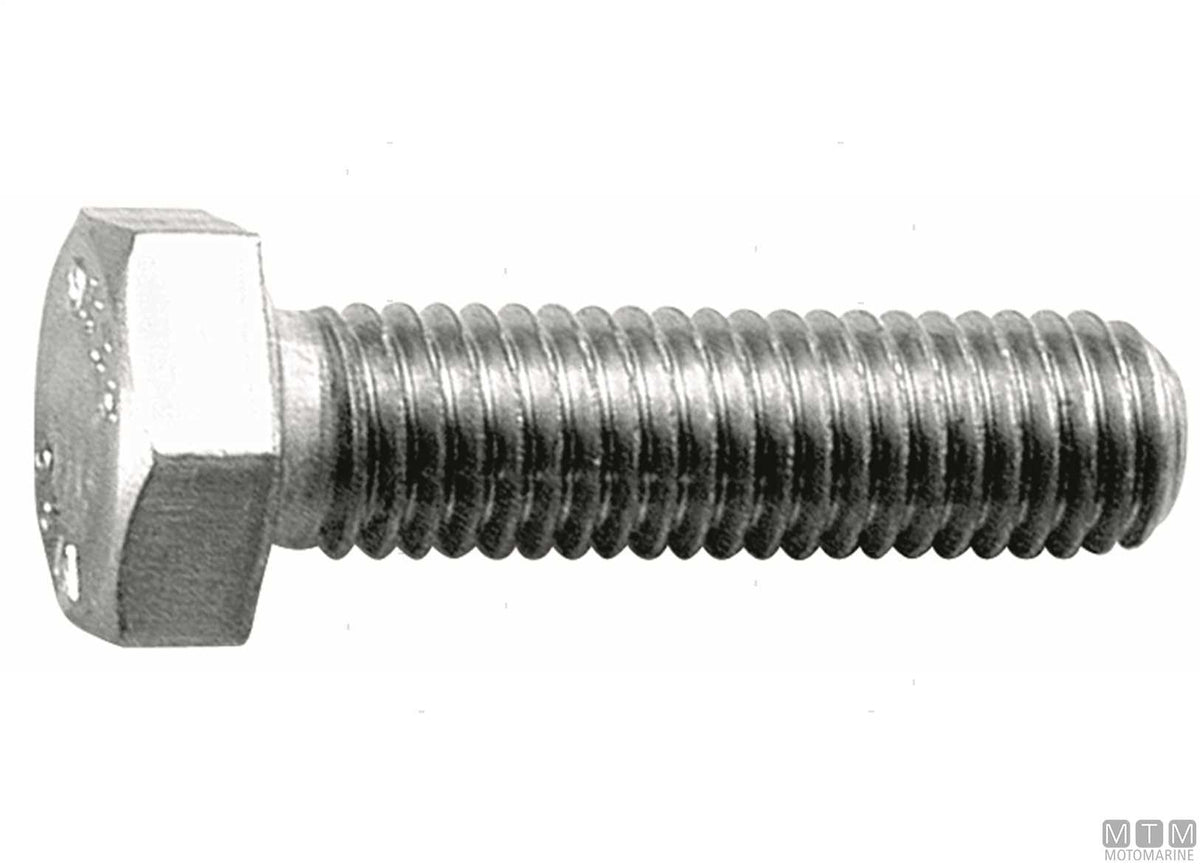 DIN933 A4 stainless hex head bolts M5x20 100 pcs - original photo Motomarine Srl