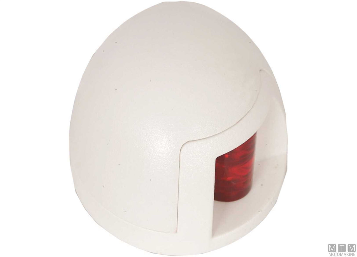 Combined red/green navigation light LED Compact white 64x42 mm - original photo Motomarine Srl