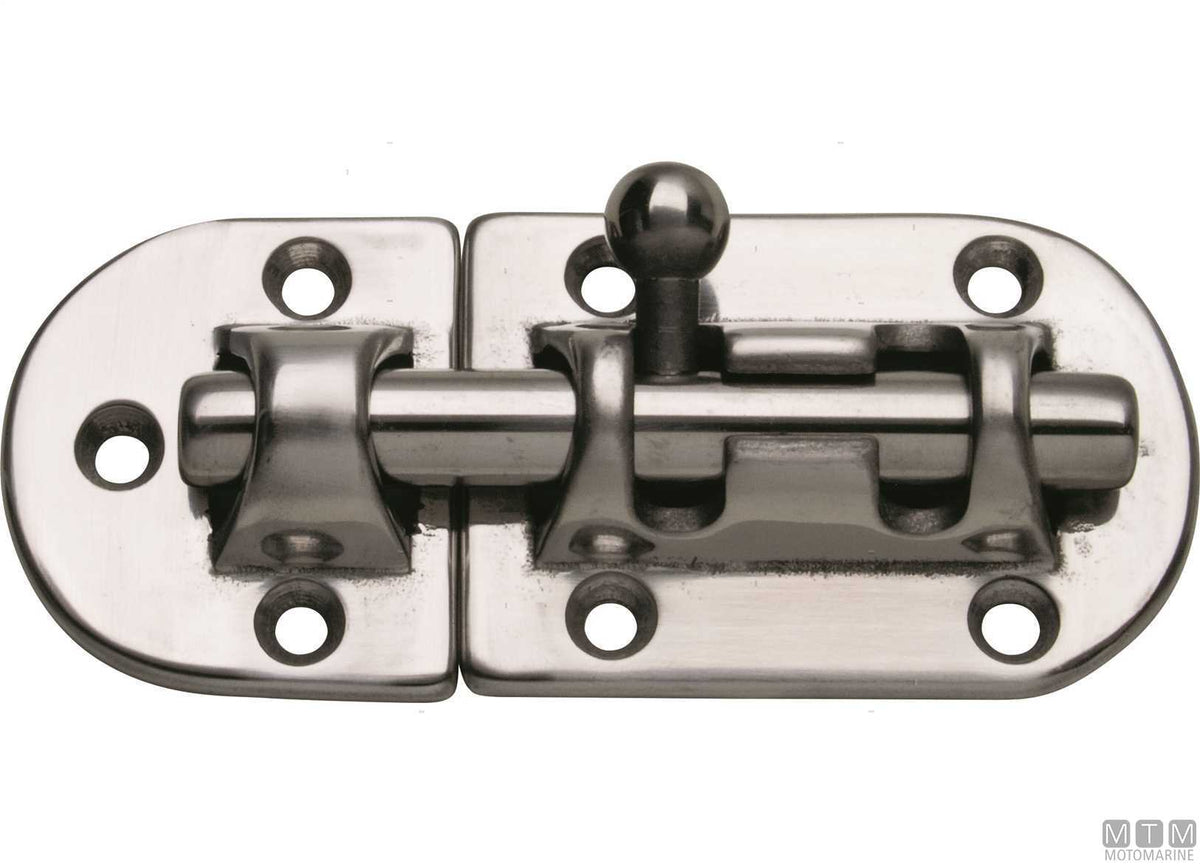 Bolt latch 86x38 mm stainless steel - original photo Motomarine Srl