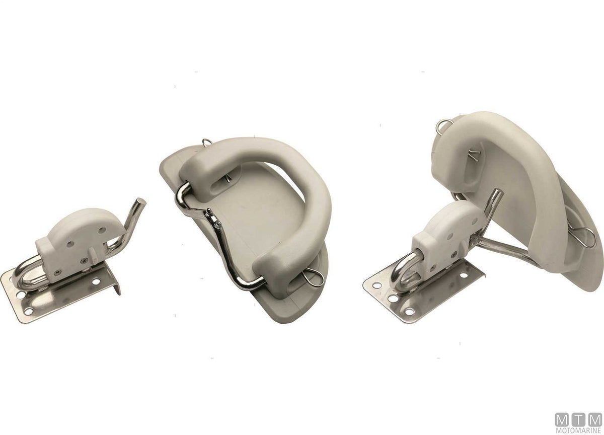 Tilting system for lifting inflatable boats - original photo Motomarine Srl
